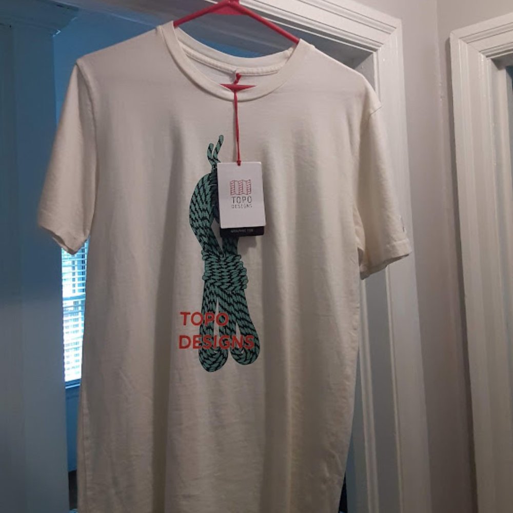 NWT Topo Designs Mens Small Rope Shirt